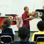 DONATE AN INSTRUMENT Photo credit Kimberley Warner - Omarion gets a viola lesson Credit: Photo courtesy Kimberly Warner BRAVO welcomes gifts of student-sized instruments in good condition. Please contact us for a list of current needs.